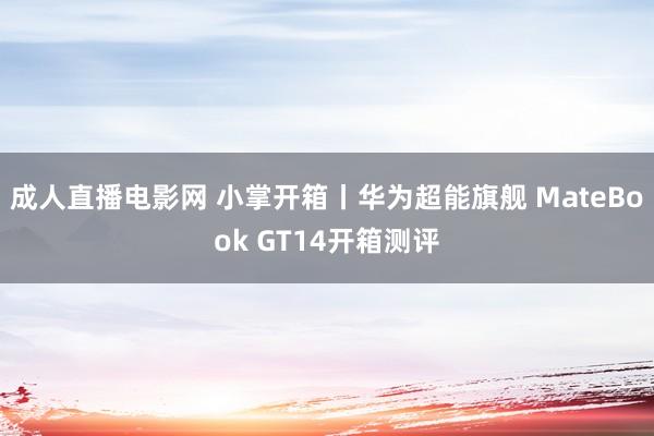 成人直播电影网 小掌开箱丨华为超能旗舰 MateBook GT14开箱测评